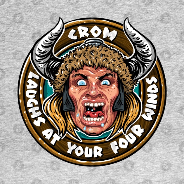 Crom Laughs at Your Four Winds by itsbillmain